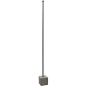 Sign post | with concrete block | SET |  76 mm | length: 3000 mm